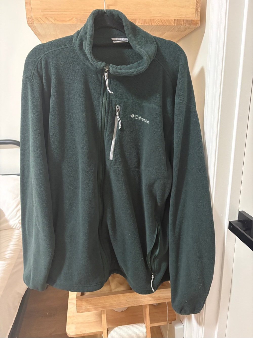Columbia Men's Forest Green Full-Zip Fleece Jacket